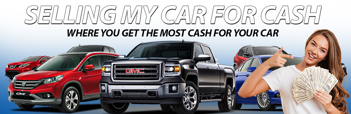 showing selling-my-cash-for-cash.com header with logo and vehicle lineup